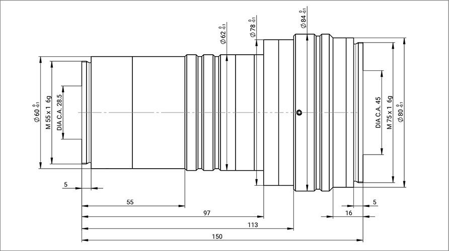 S6EXZ9313-584的外形輪廓圖